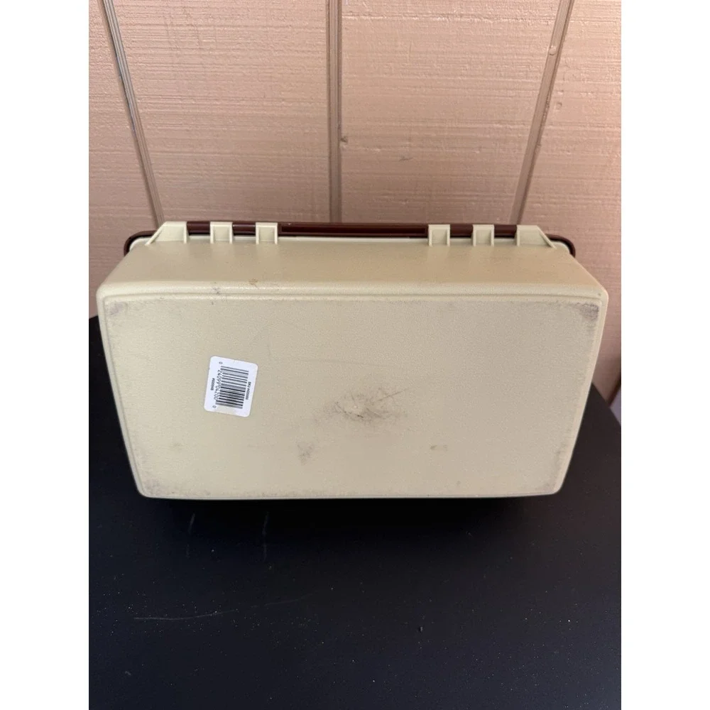 Vintage Plano Tackle Box Model 6303 w/ 3 Tier Fold Out Tray Fishing Made in USA